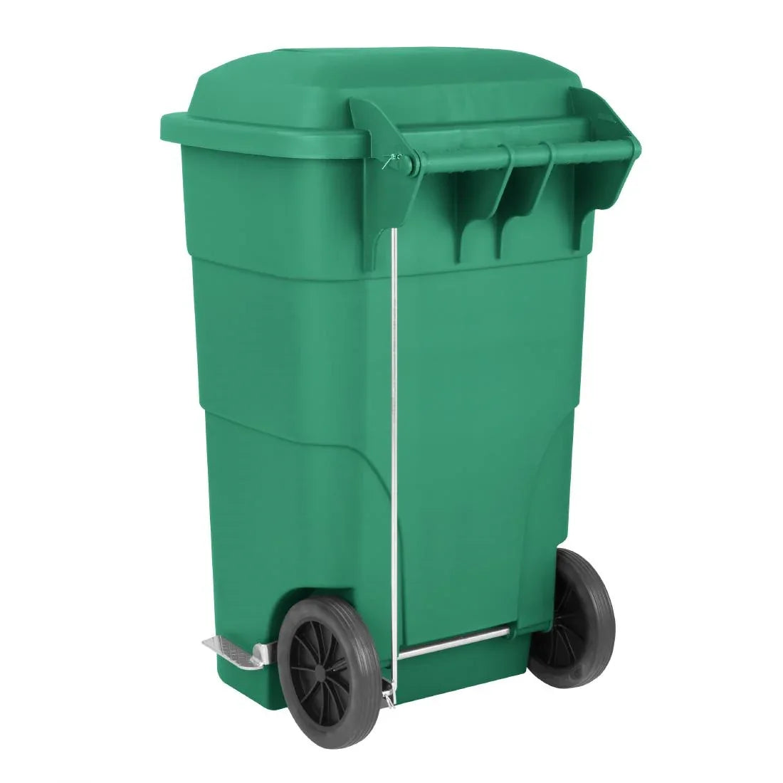 HC924 Jantex 120Ltr Wheelie Bin with Foot Pedal Green