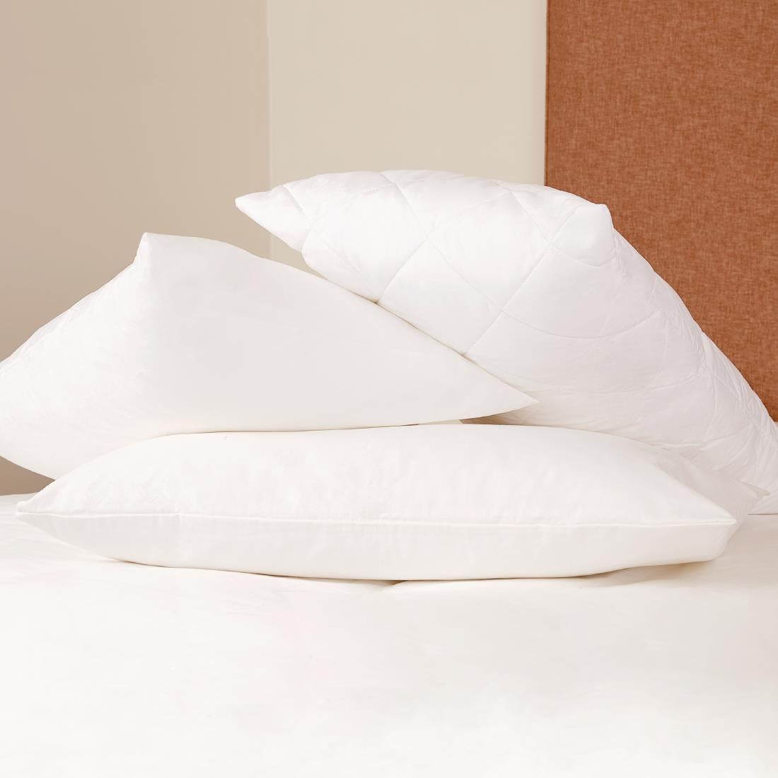 HD055 Mitre Luxury Pillowshield Pillow Protectors (2 Pack)