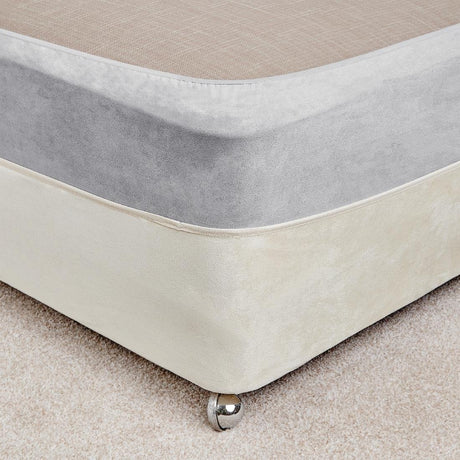 HD069 Mitre Essentials Divan Bed Base Wrap Grey Double