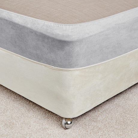 HD071 Mitre Essentials Divan Bed Base Wrap Grey Super King
