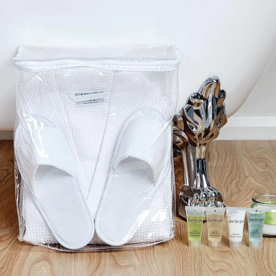 HD128 Mitre Comfort Langley Bathrobe and Slipper Set with Storage Bag Large