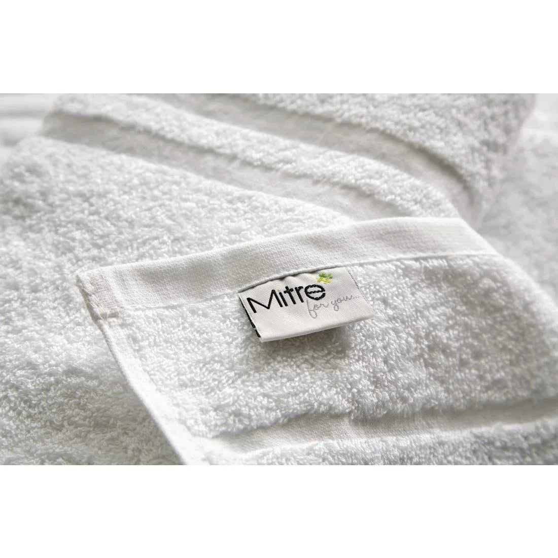 HD218 Mitre Eco Hand Towel White 500x900mm - JD Catering Equipment Solutions Ltd