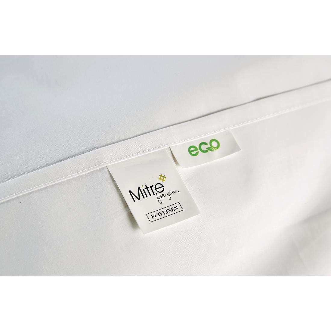 HD229 Mitre Eco Fitted Sheet White Single