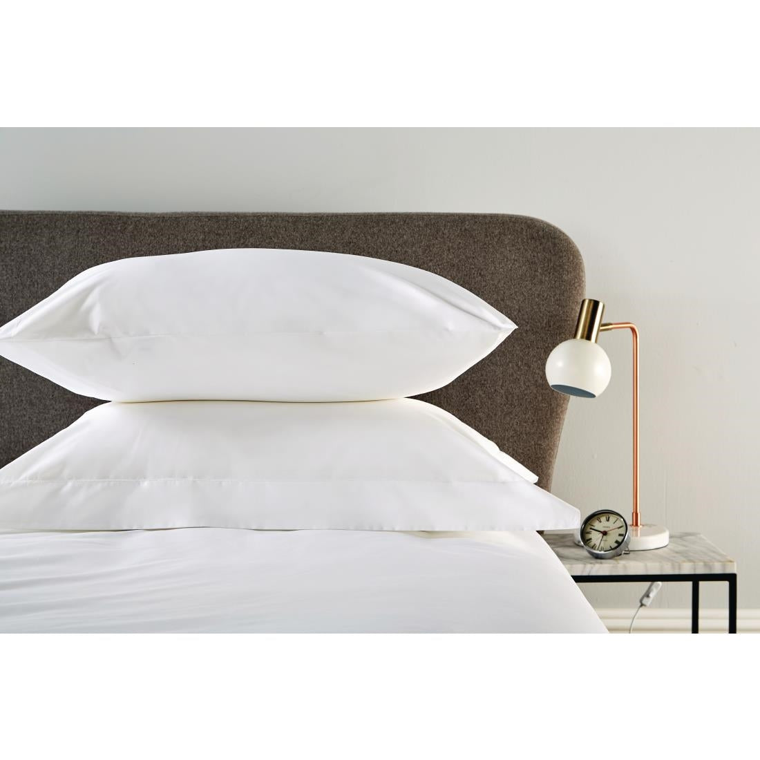 HD227 Mitre Eco Linen - Housewife Pillowcase White 520x780mm (2 pack)