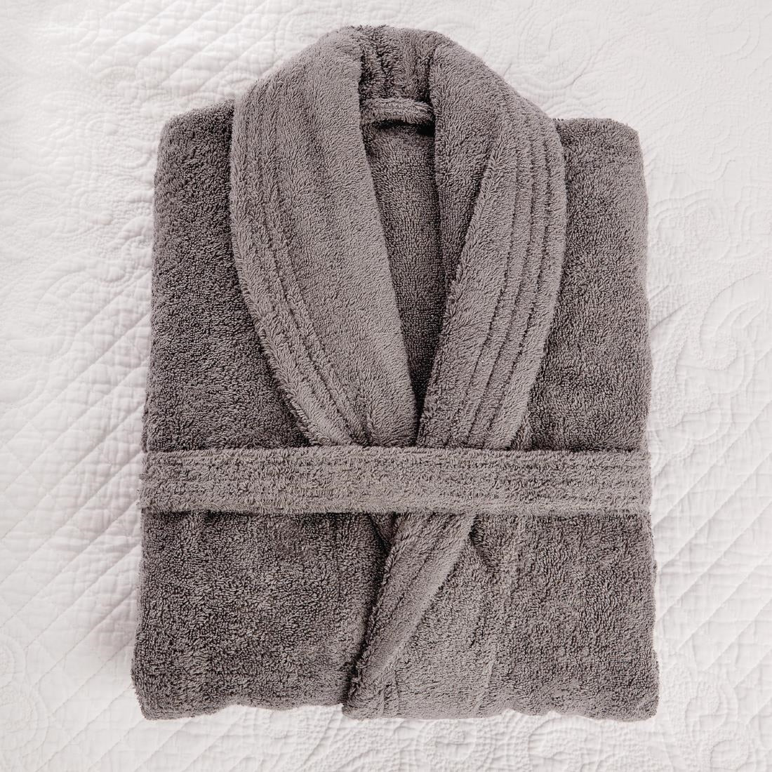 HD236 Luxury Curzon Bathrobe grey