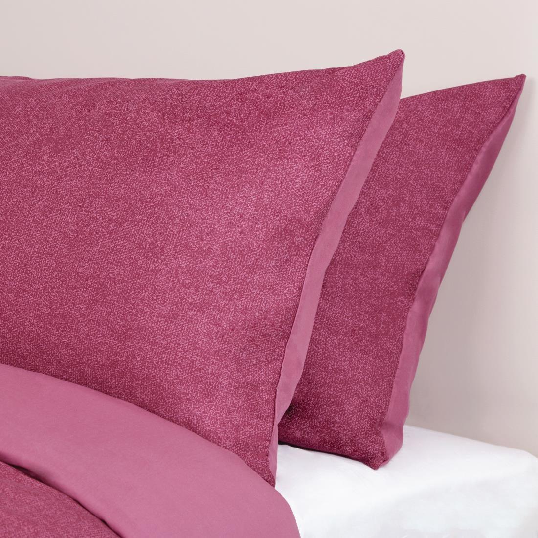 HD382 Mitre Essentials Opal Pillowcase Plum - JD Catering Equipment Solutions Ltd