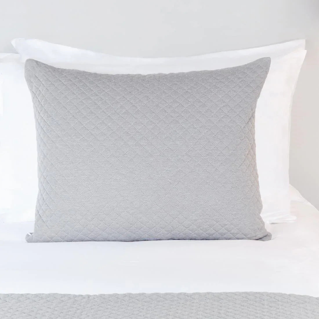 HN853 Mitre Essentials Quilted Waffle Cushion Cover Grey - JD Catering Equipment Solutions Ltd