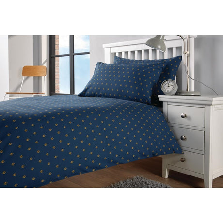 HN854 Mitre Essentials Perth Duvet Cover Navy Single