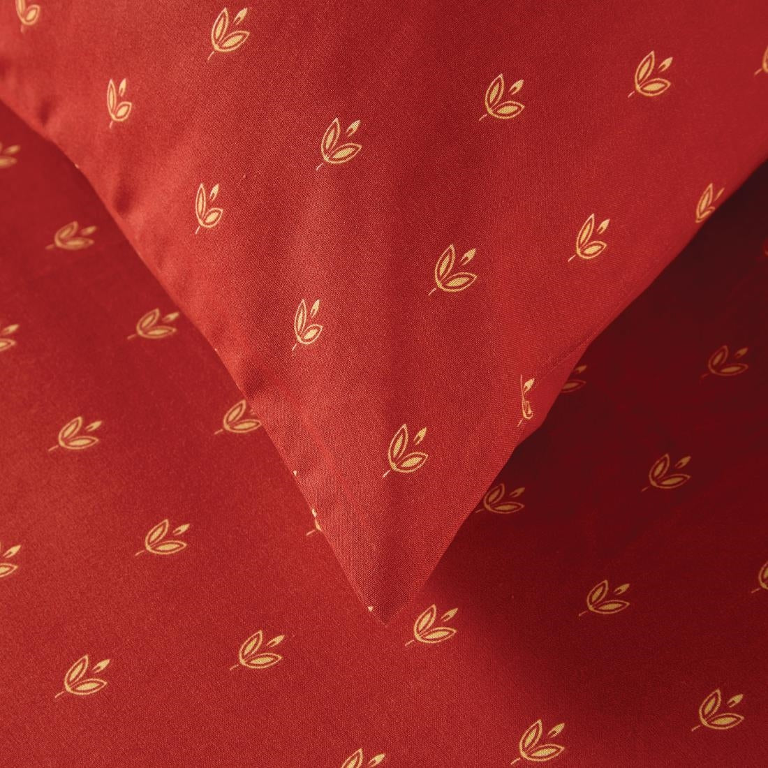 HN859 Mitre Essentials Perth Pillowcases Terracotta Housewife