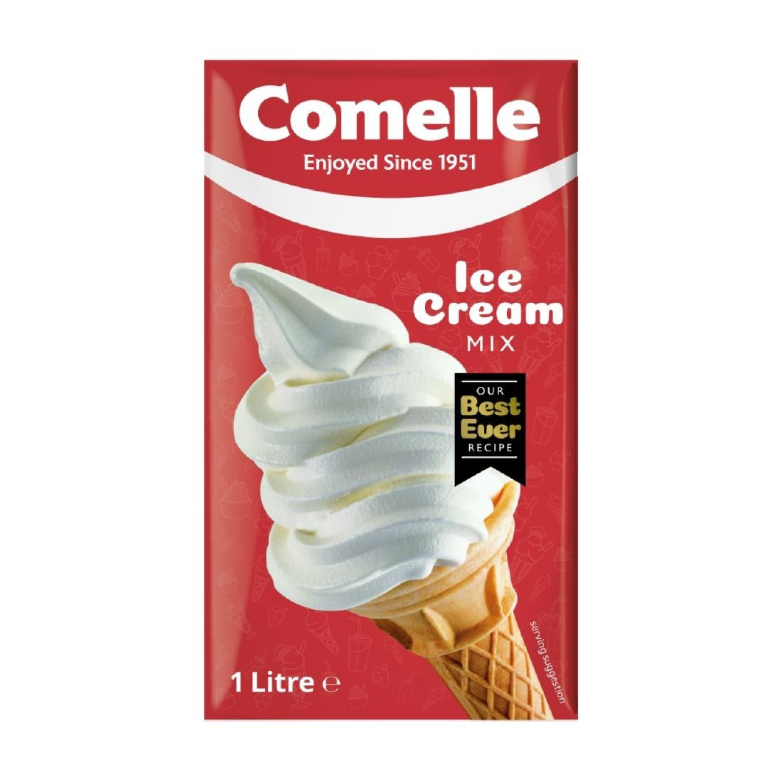 HN934 Comelle Vanilla Ice Cream Mix 1Ltr (Pack of 12)