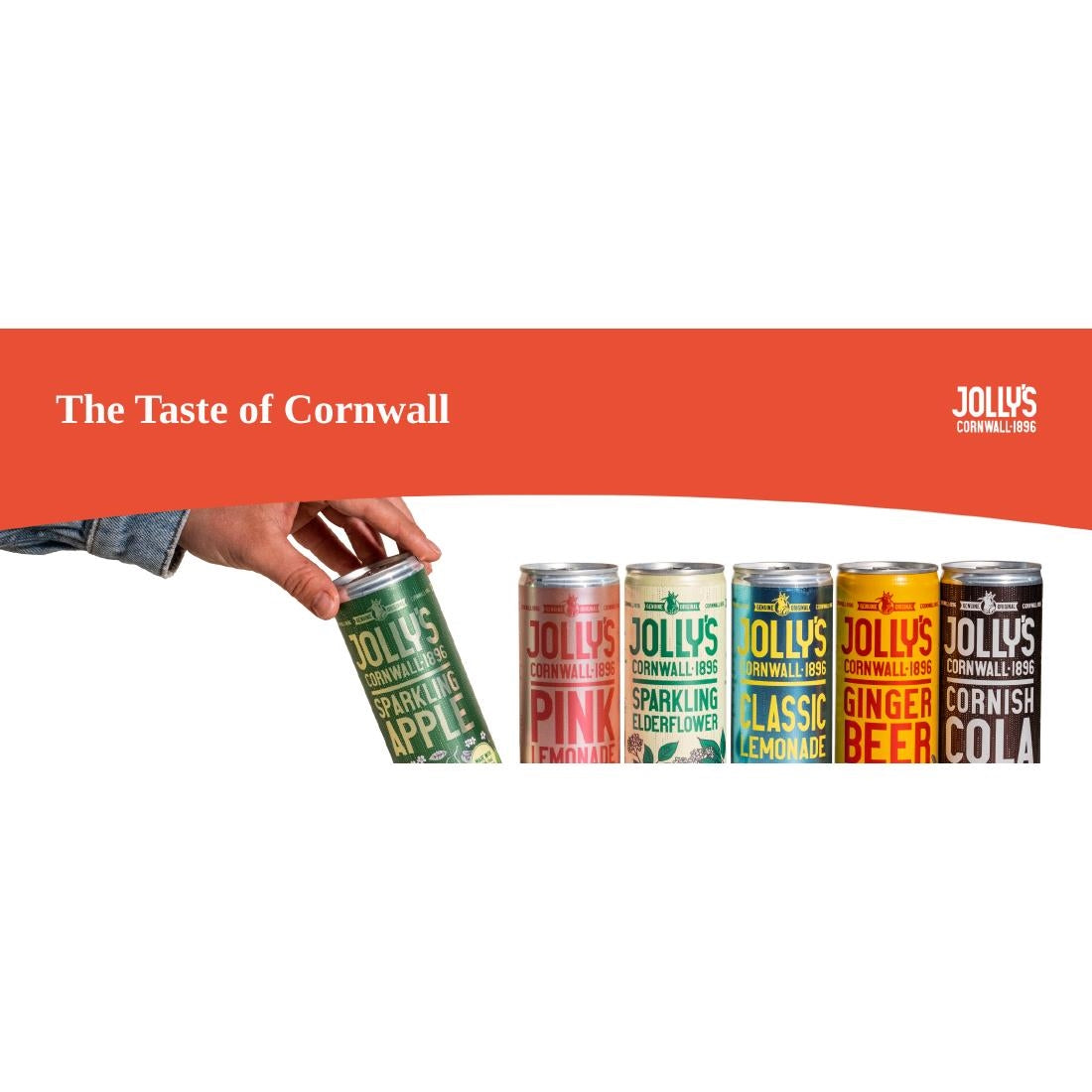 HN940 Jolly's Cornish Classic Lemonade Cans 250ml (Pack of 24)