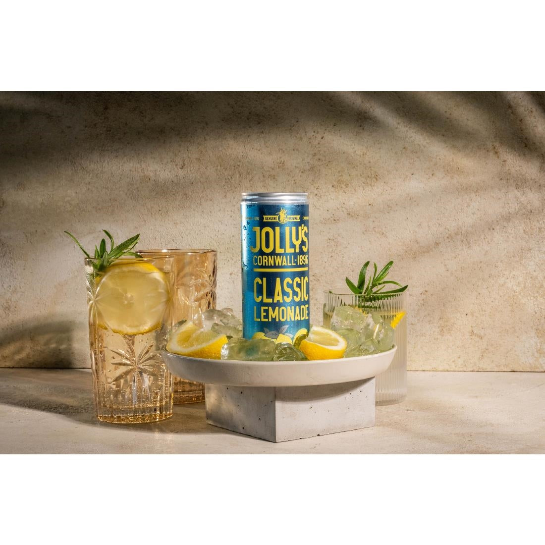 HN940 Jolly's Cornish Classic Lemonade Cans 250ml (Pack of 24)
