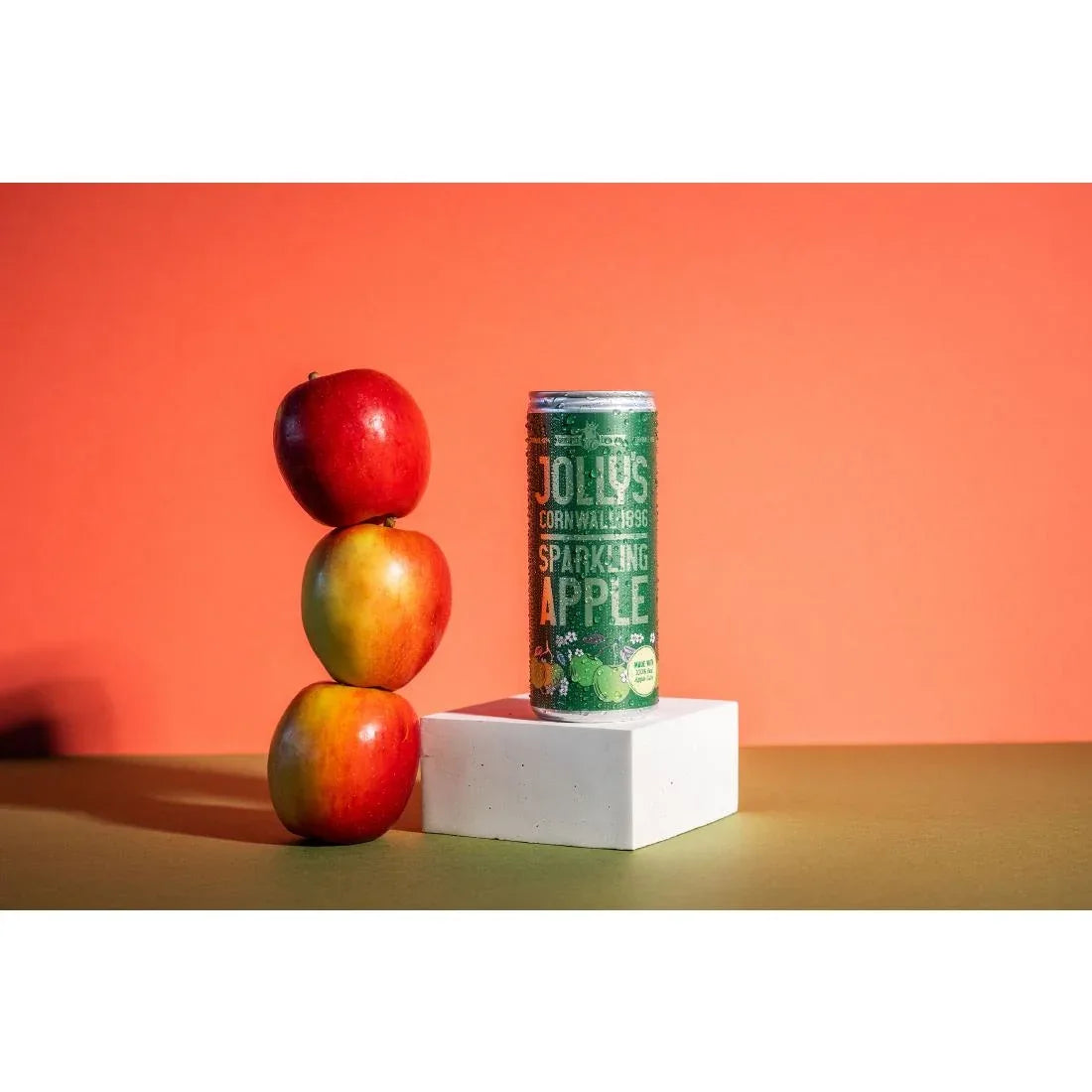 HN941 Jolly's Cornish Sparkling Apple Juice Cans 250ml (Pack of 24) - JD Catering Equipment Solutions Ltd