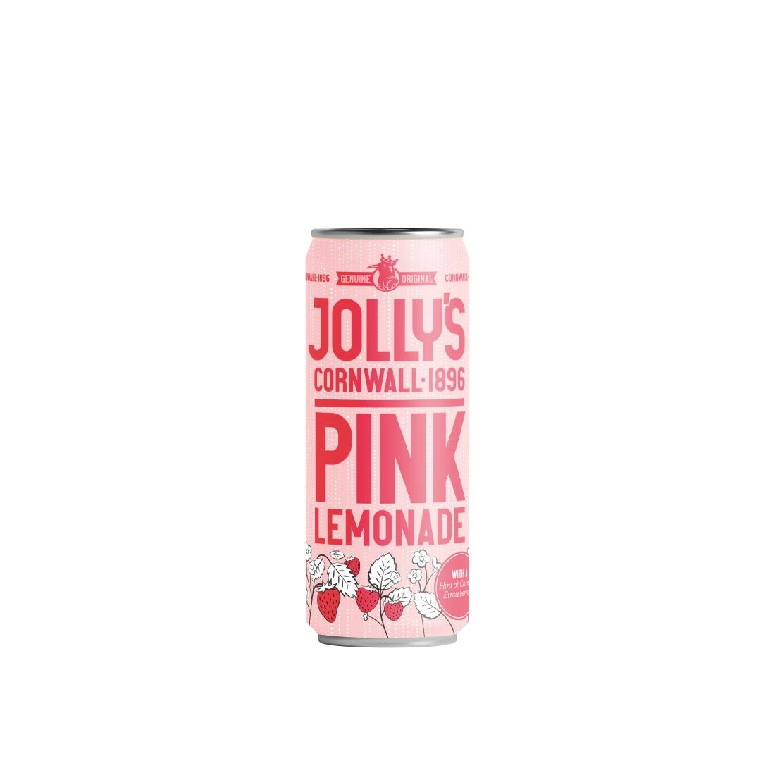 HN942 Jolly's Cornish Pink Lemonade Cans 250ml (Pack of 24)