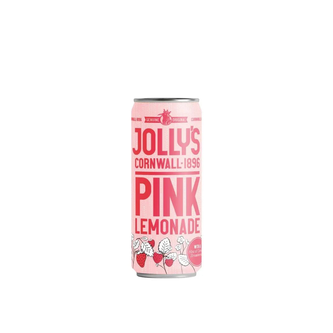 HN942 Jolly's Cornish Pink Lemonade Cans 250ml (Pack of 24) - JD Catering Equipment Solutions Ltd