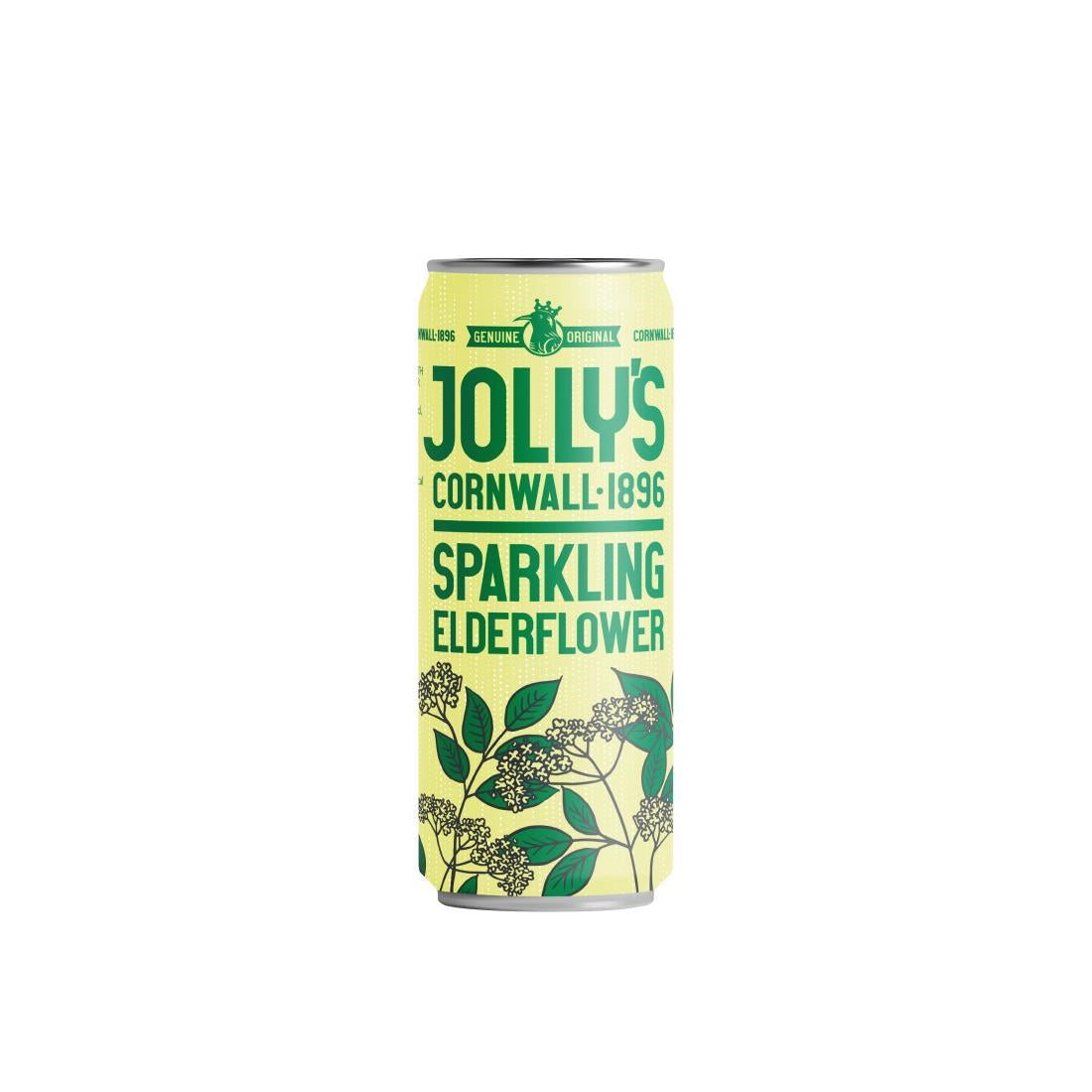 HN945 Jolly's Cornish Sparkling Elderflower Cans 250ml (Pack of 24)