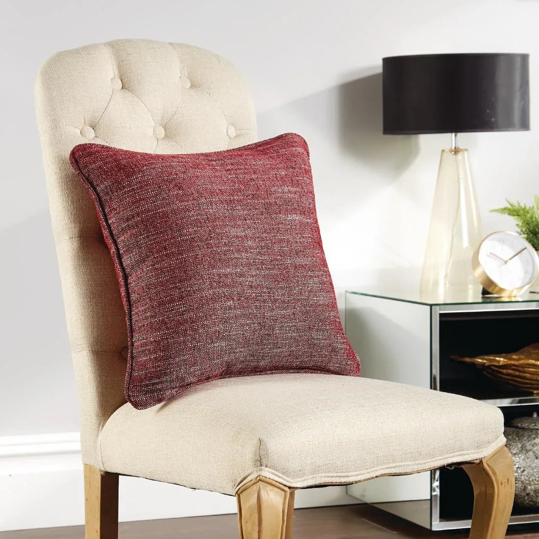 HP005 Mitre Polaris Throw Cushion Garnet 43 x43cm - JD Catering Equipment Solutions Ltd