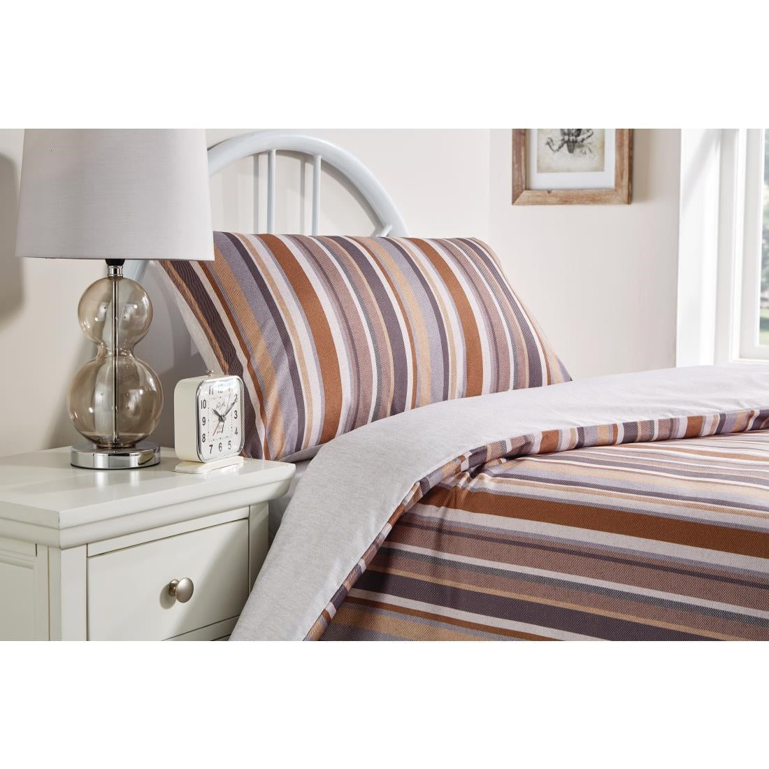 HP035 Mitre Essentials Fiorella Pillowcase Graphite