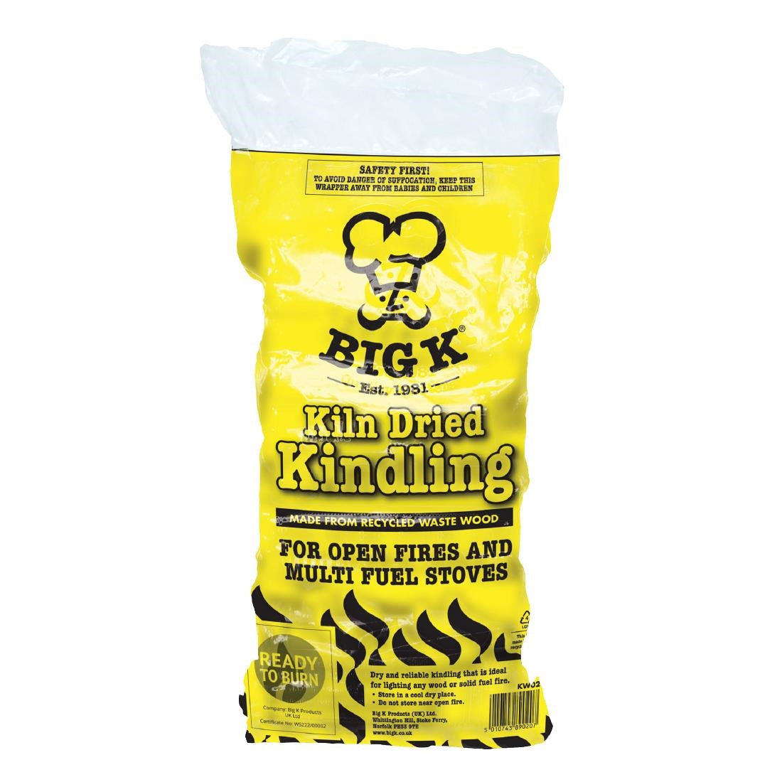 HP298 Big K Kiln Dried Kindling (approx 1.2-1.5kg)