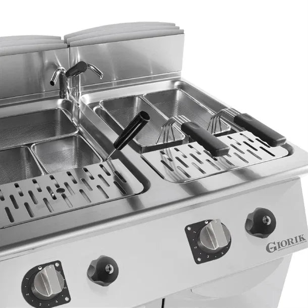 HP636 Giorik Twin Tank Electric Pasta Boiler CPE946 - JD Catering Equipment Solutions Ltd