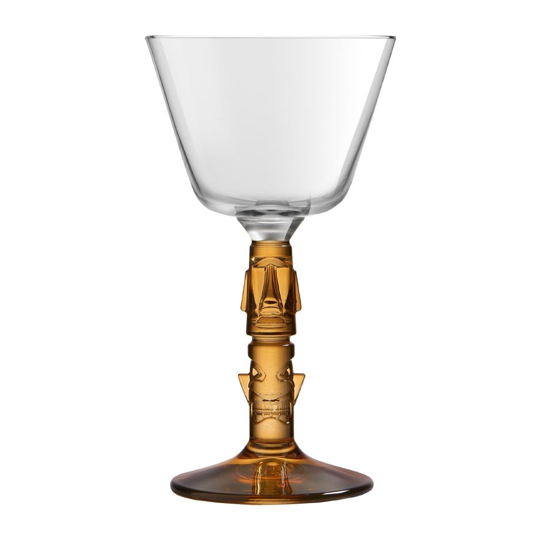 HP747 Onis Tiki Mai Tai Glasses with Amber Stem 200ml (Pack of 6)