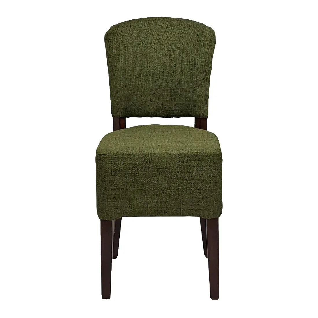 HP757 Hanoi Dining Chair In Dark Walnut with Shetland Forest Seatpad (Pack of 2)