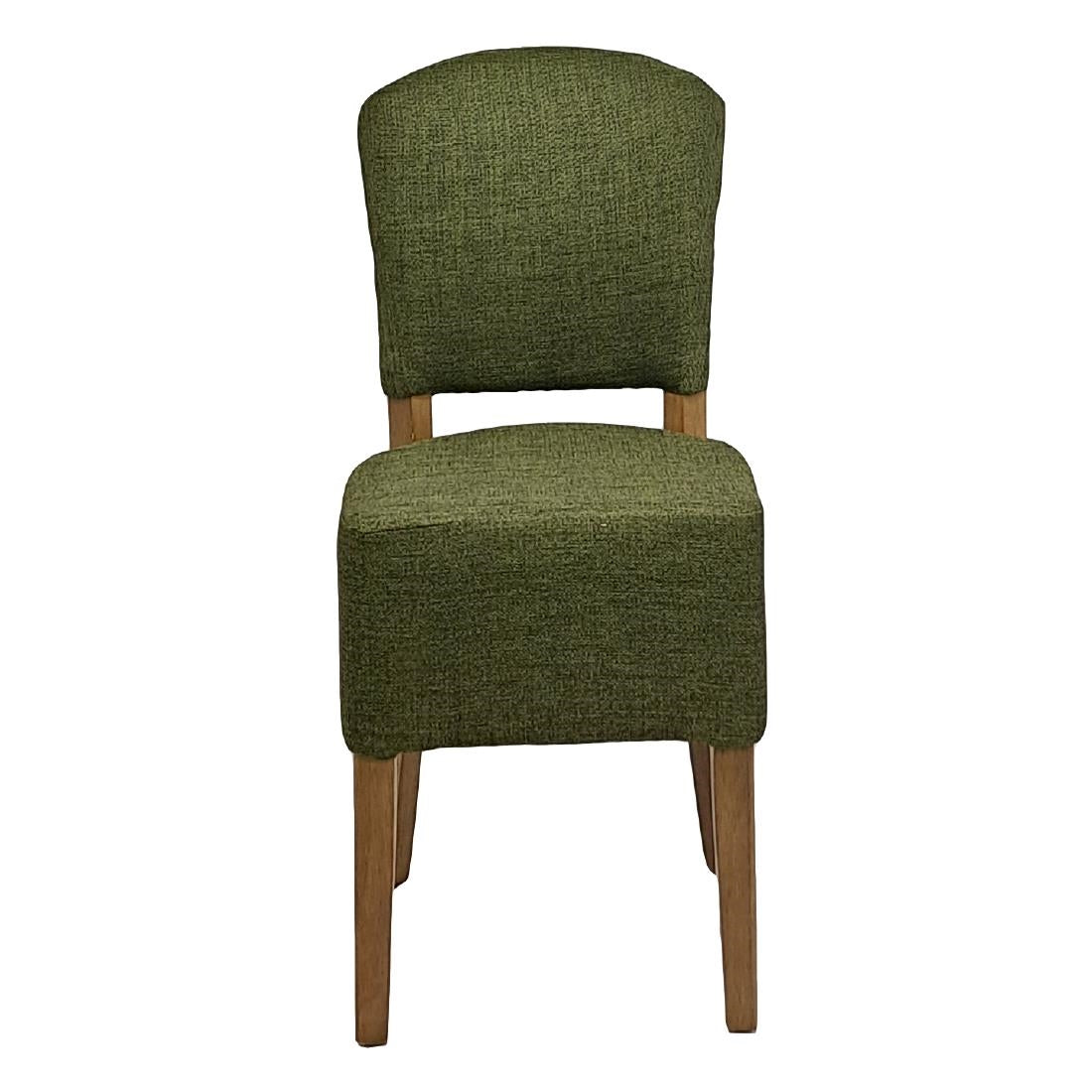 HP764 Hanoi Dining Chair In Weathered Oak with Shetland Forest Seatpad (Pack of 2)