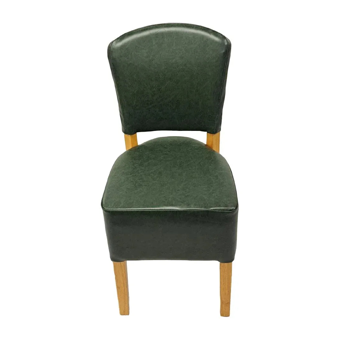 HP769 Hanoi Dining Chair In Soft Oak with Bison Vinyl Cedar (Pack of 2) - JD Catering Equipment Solutions Ltd