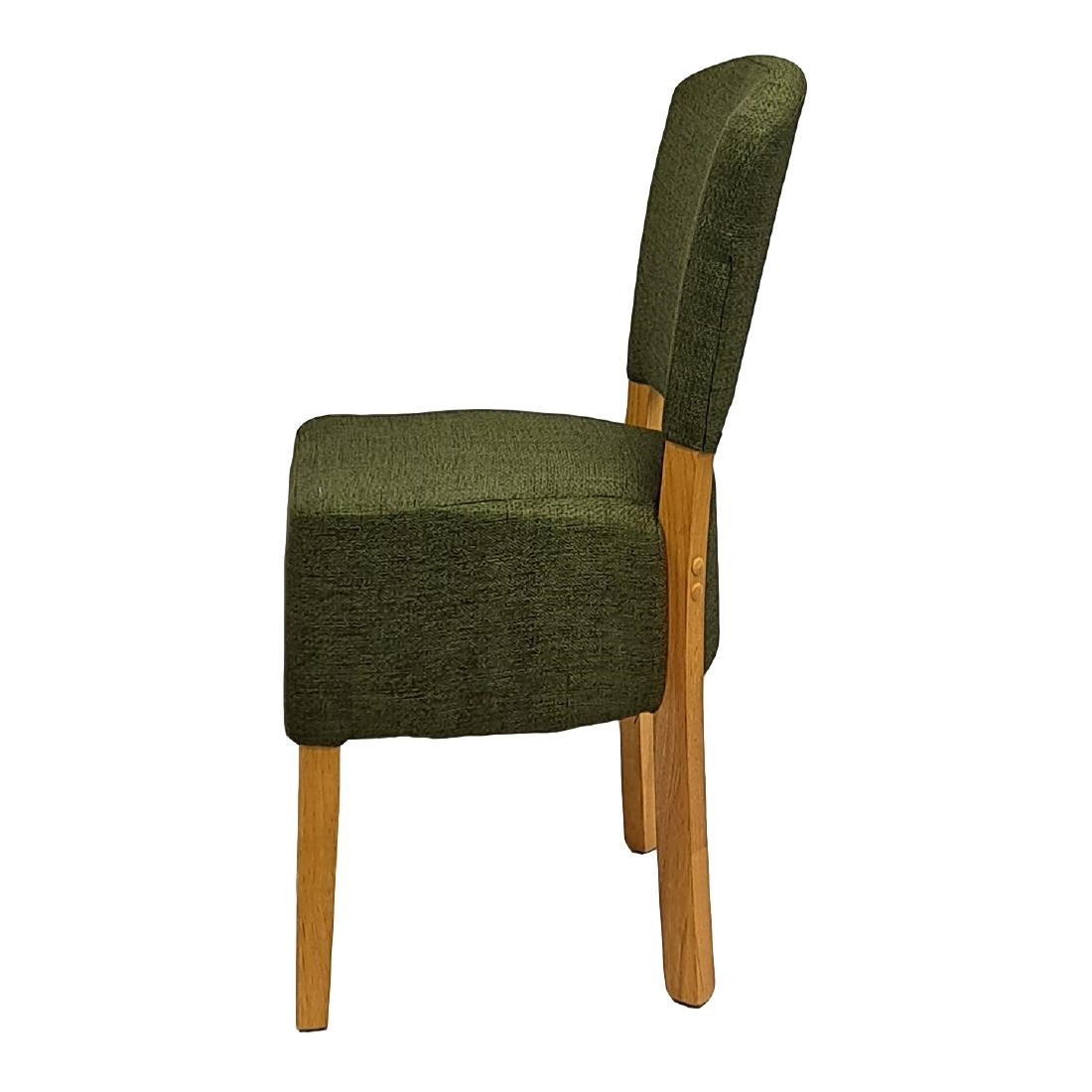 HP771 Hanoi Dining Chair In Soft Oak with Shetland Forest Seatpad (Pack of 2)