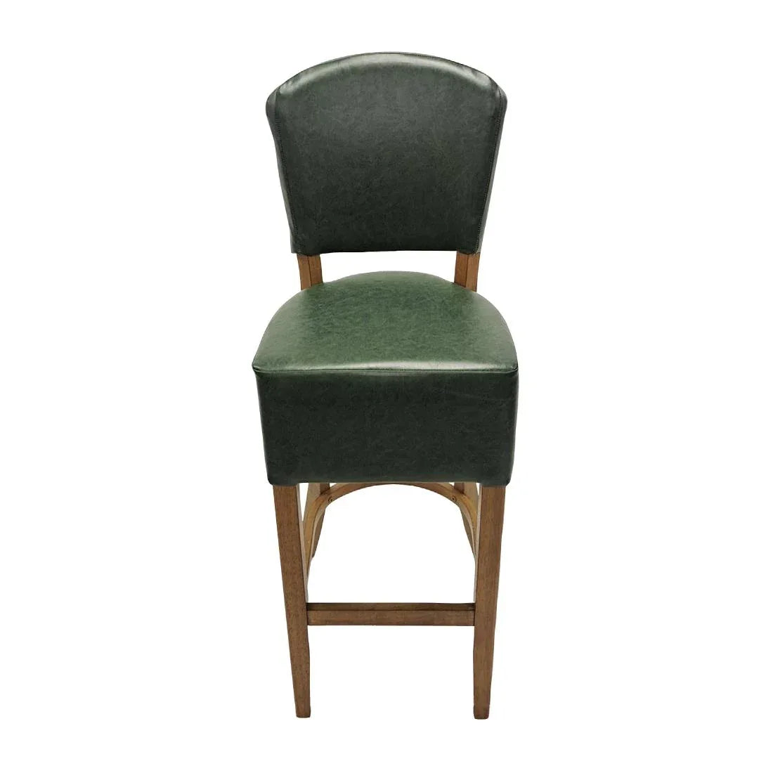 HP783 Hanoi Bar Chair in Weathered Oak with Bison Cedar Vinyl - JD Catering Equipment Solutions Ltd
