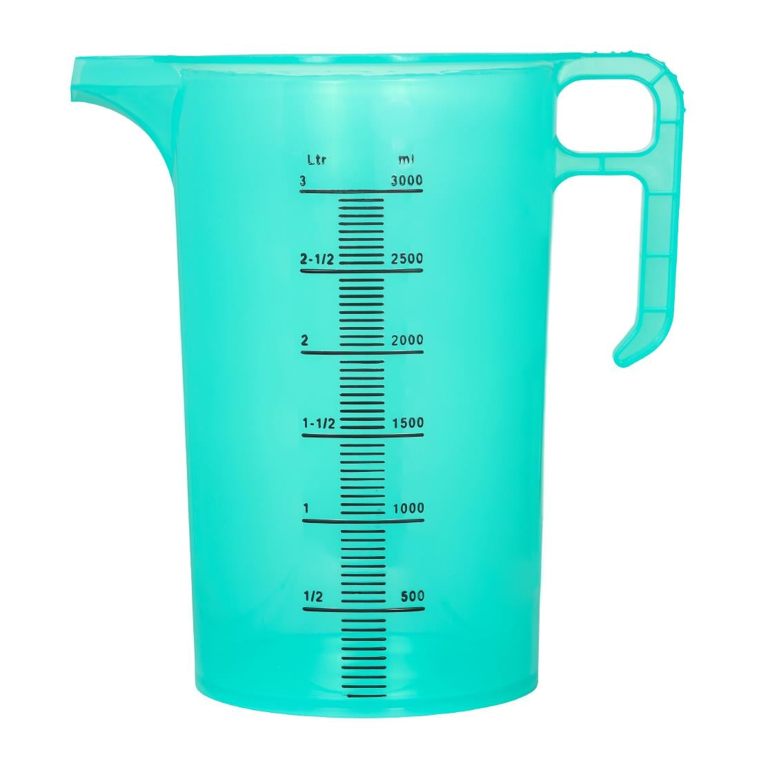 HP864 Pro-Measures Polypropylene Measuring Jug Green 3Ltr