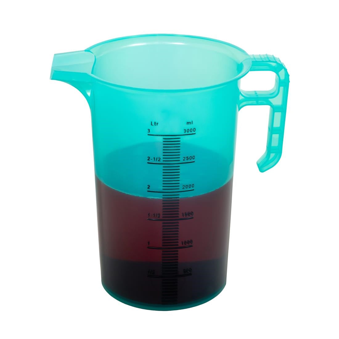 HP864 Pro-Measures Polypropylene Measuring Jug Green 3Ltr