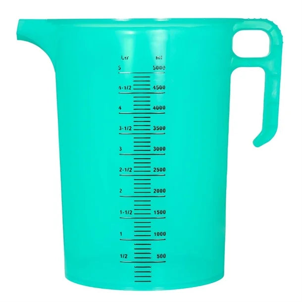 HP865 Pro-Measures Polypropylene Measuring Jug Green 5Ltr