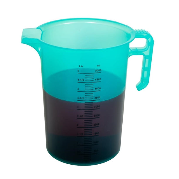HP865 Pro-Measures Polypropylene Measuring Jug Green 5Ltr