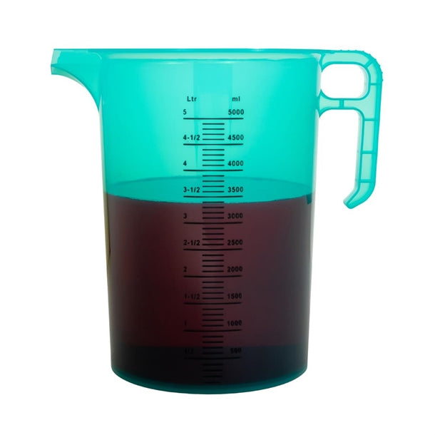 HP865 Pro-Measures Polypropylene Measuring Jug Green 5Ltr