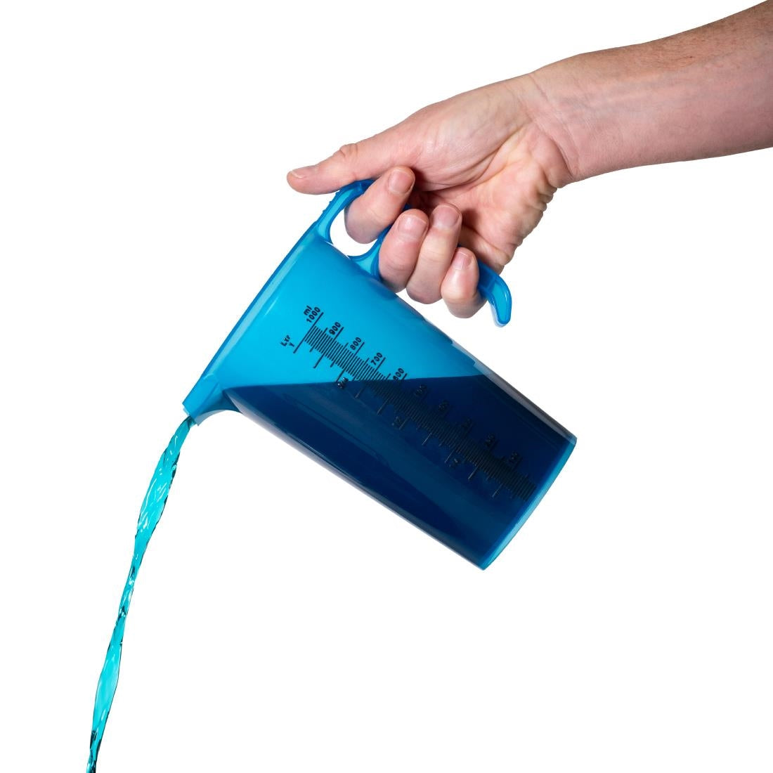 HP866 Pro-Measures Polypropylene Measuring Jug Blue 1Ltr