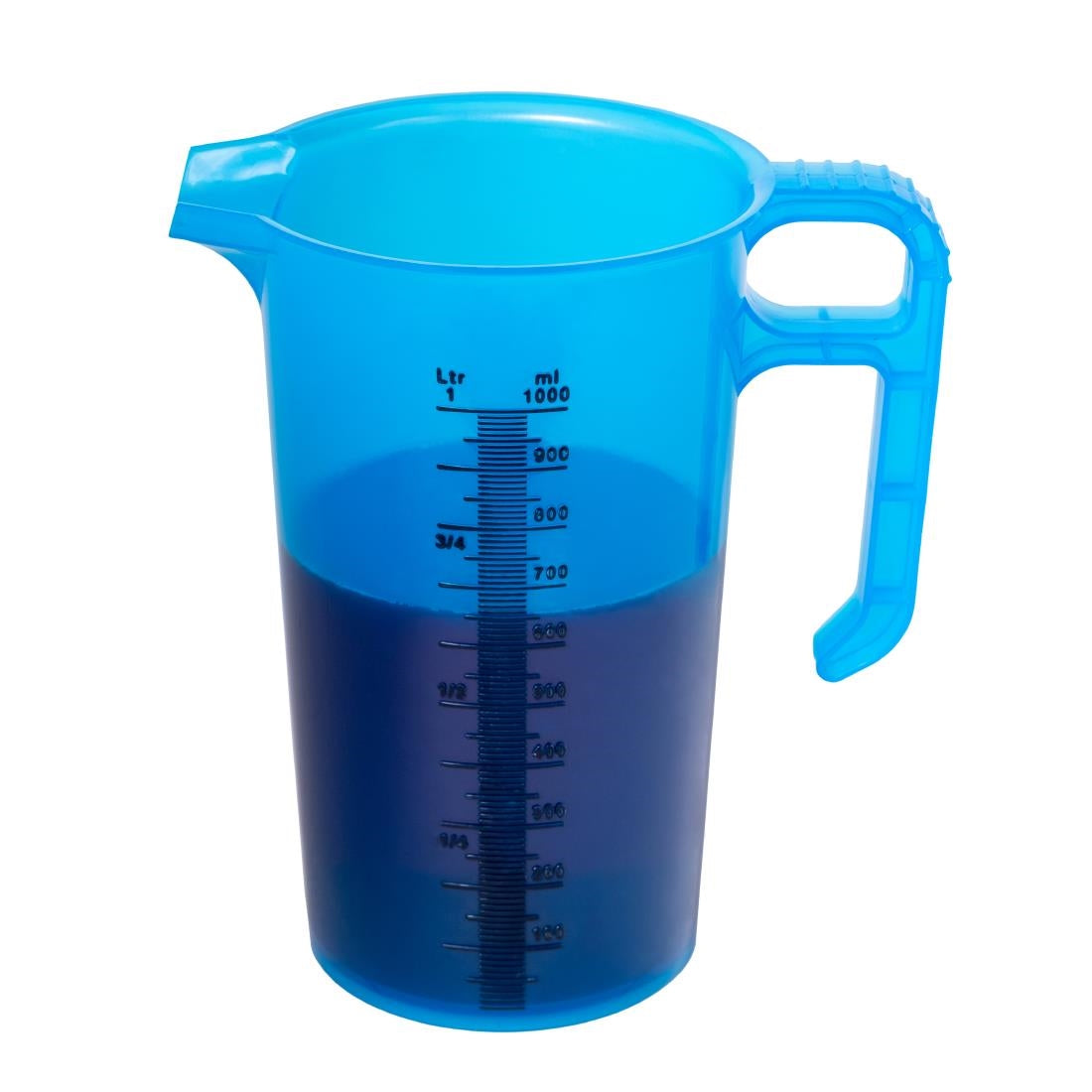HP866 Pro-Measures Polypropylene Measuring Jug Blue 1Ltr