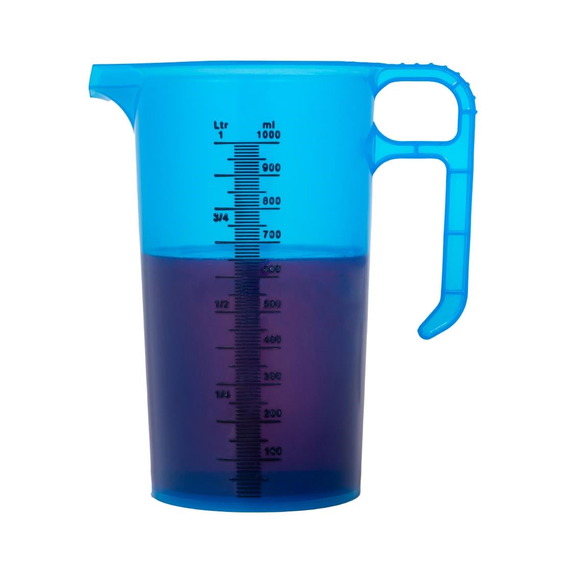 HP866 Pro-Measures Polypropylene Measuring Jug Blue 1Ltr