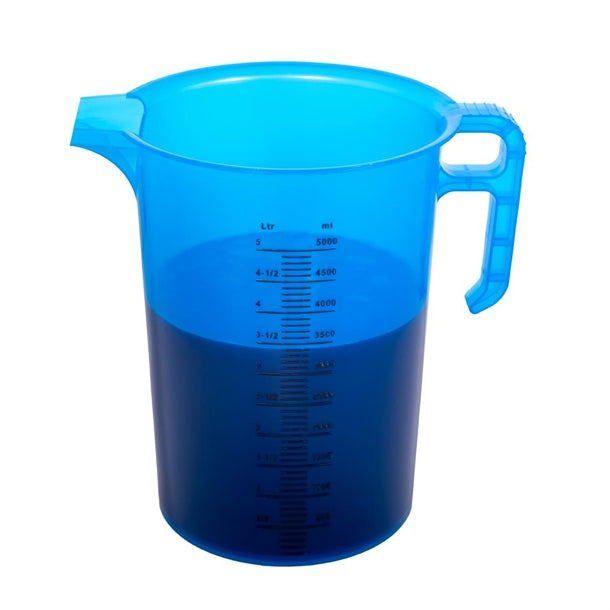 HP868 Pro-Measures Polypropylene Measuring Jug Blue 5Ltr