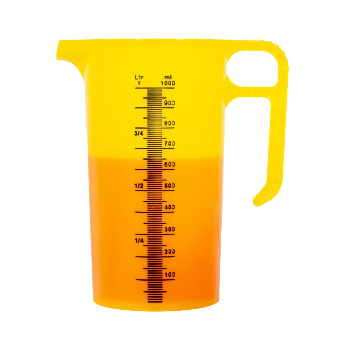 HP869 Pro-Measures Polypropylene Measuring Jug Yellow 1Ltr