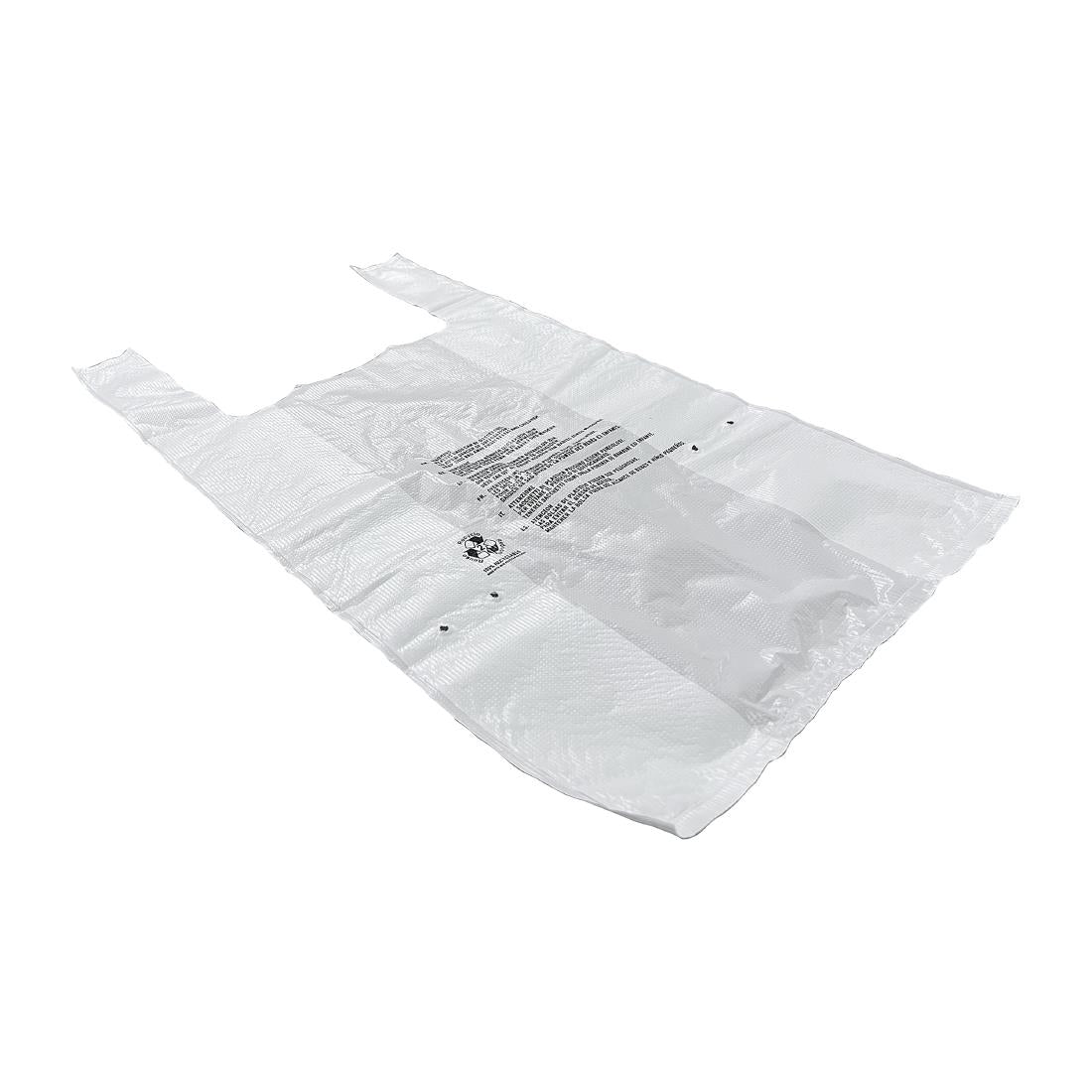 HP875 Fiesta Recyclable Large White Carrier Bag (1000 Pack)