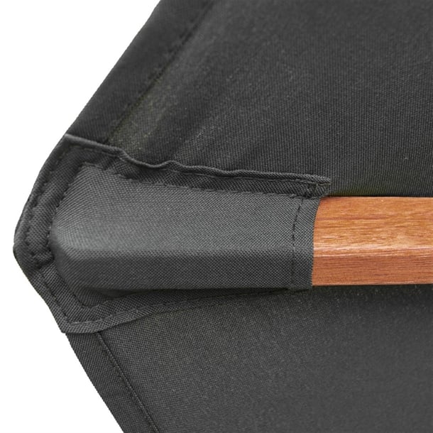 HP885 Rowlinson Willington Wooden Parasol Grey 2.7m with Base 15kg