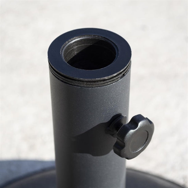 HP891 Rowlinson Picnic Table 4ft with Grey Parasol 2.7m & Base 15kg