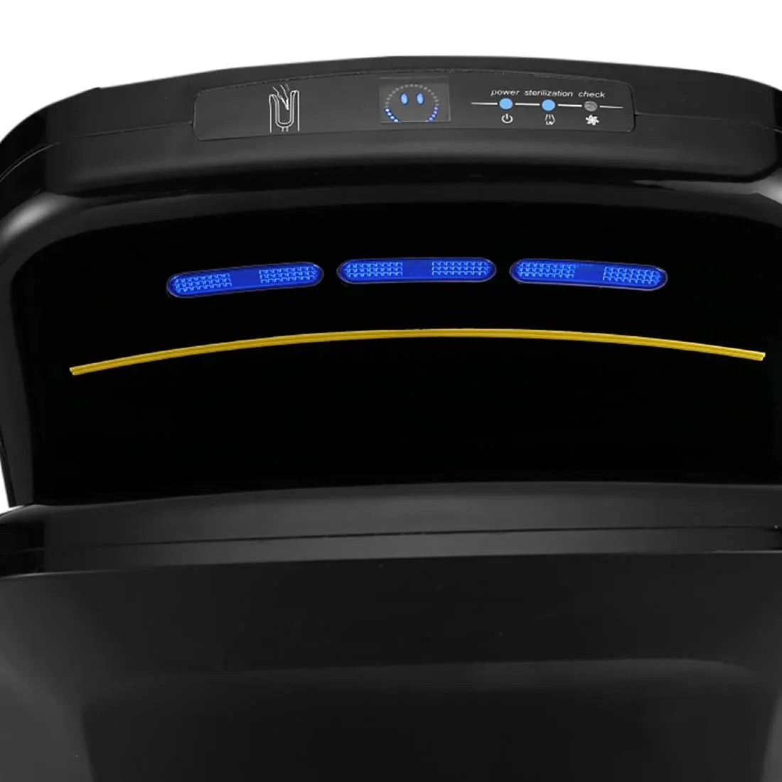 HP902 Dryflow Jet Force Junior HEPA Hand Dryer Black - JD Catering Equipment Solutions Ltd