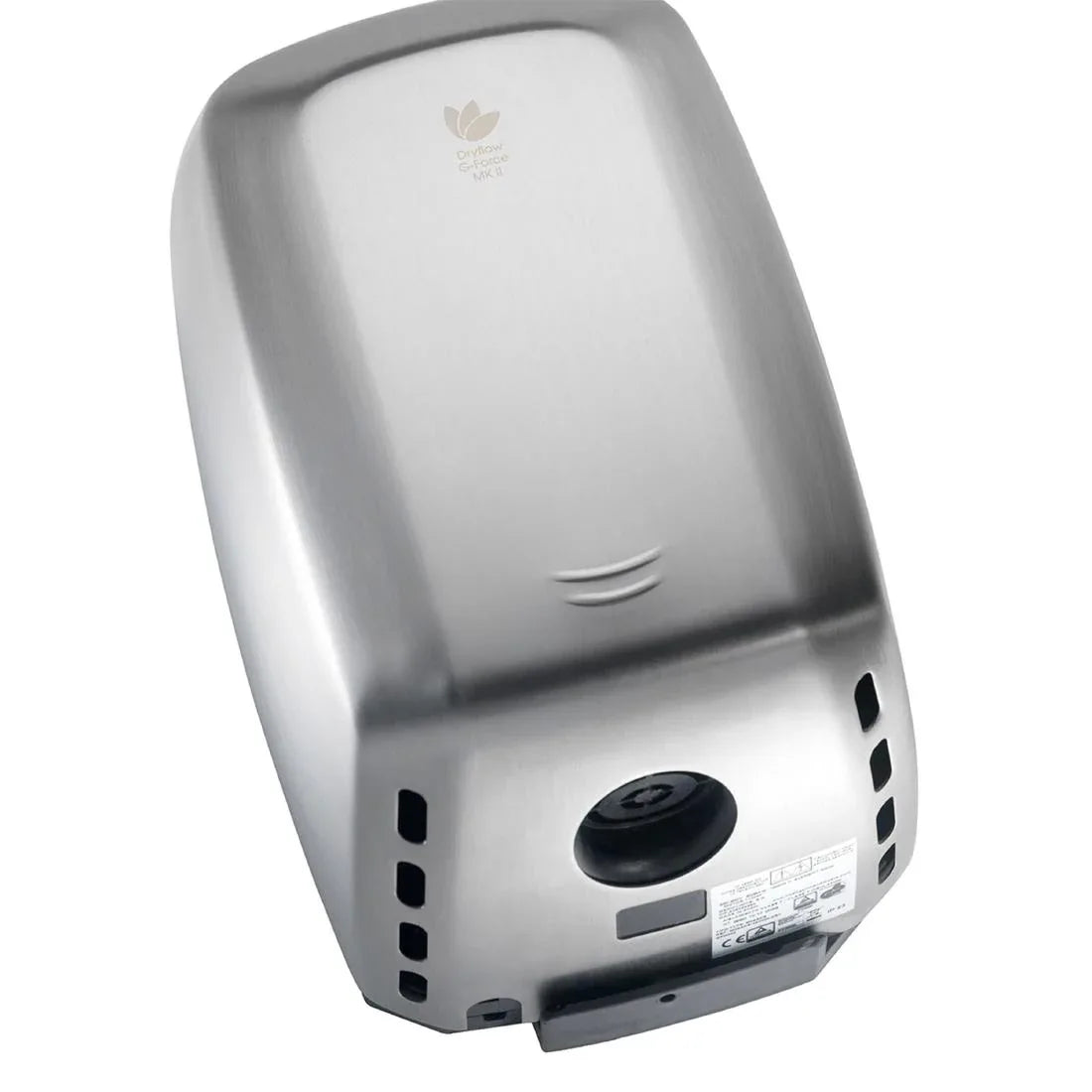 HP922 Dryflow G-Force MKII Hand Dryer with HEPA Filter Brushed Satin - JD Catering Equipment Solutions Ltd