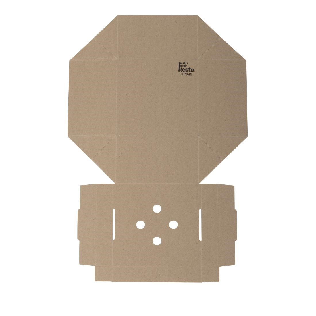 HP942 Fiesta Compostable Fold-Out Burger Boxes (100 Pack)