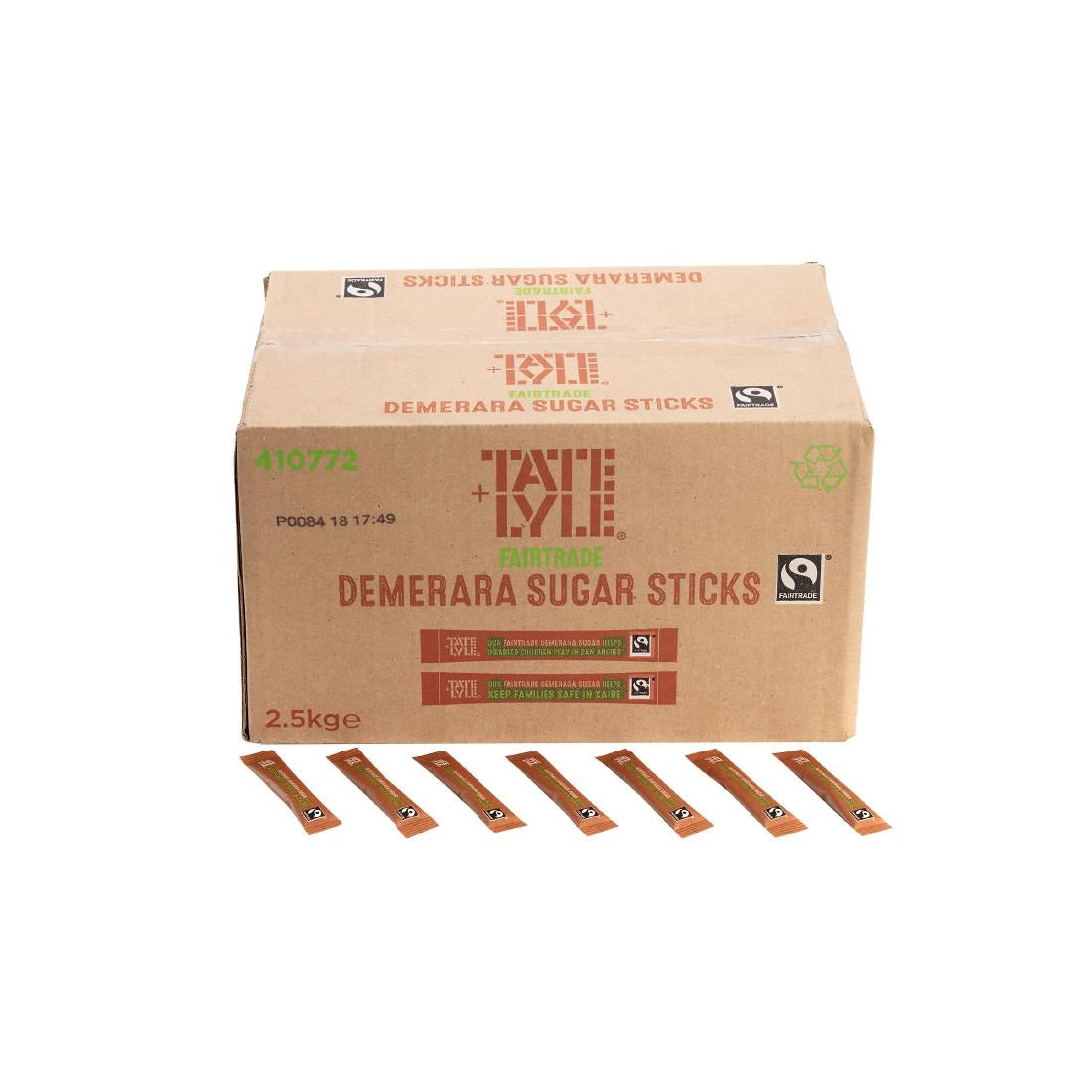 HP978 Tate & Lyle Fairtrade Demerara Sugar Sticks (Pack of 1000)