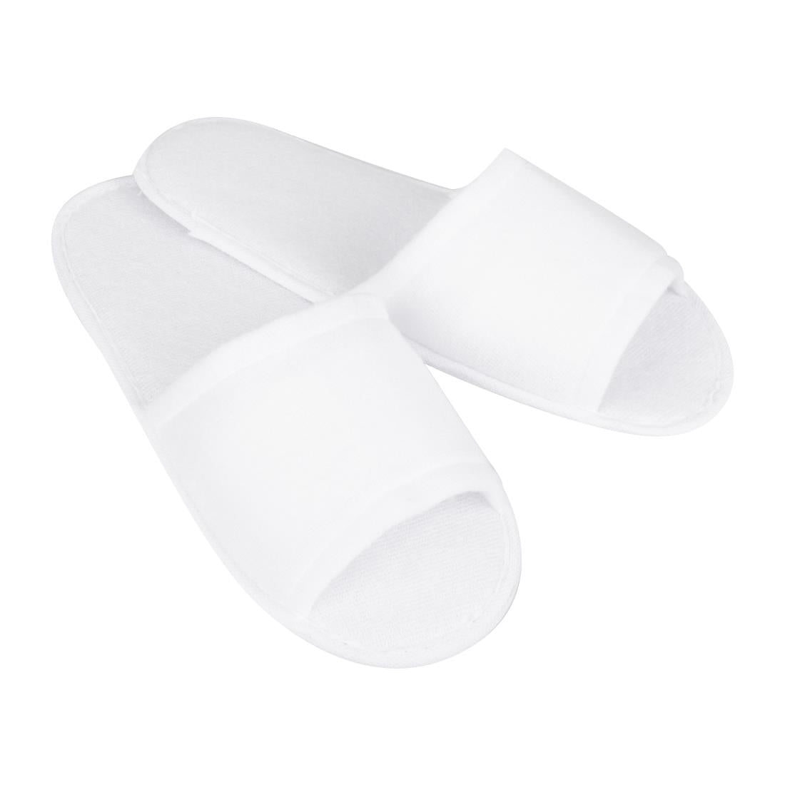 HR095 Mitre Essentials Slipperlite Open Toe Slippers White