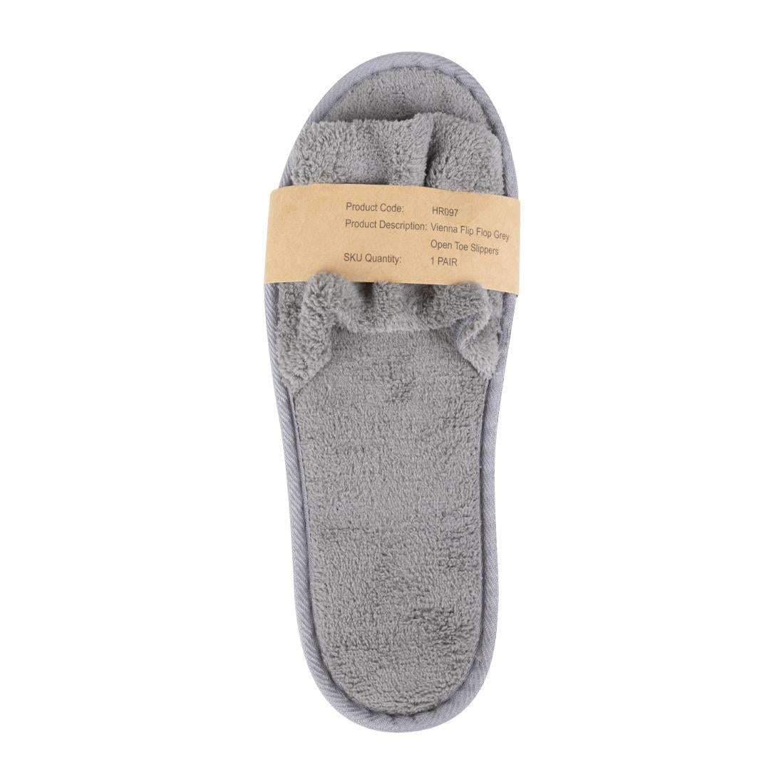 HR097 Mitre Comfort Vienna Open Toe Slippers Grey