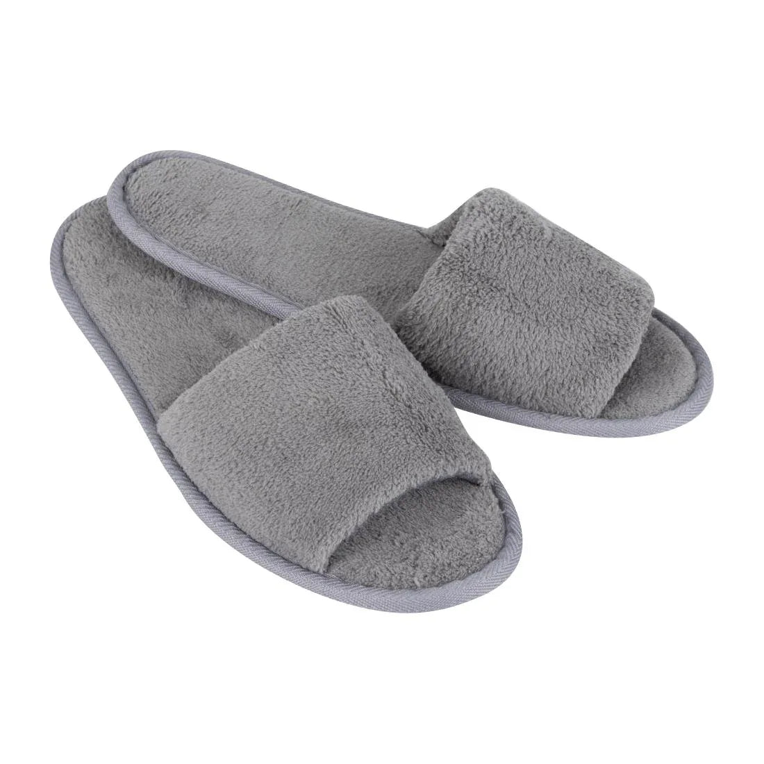 HR097 Mitre Comfort Vienna Open Toe Slippers Grey